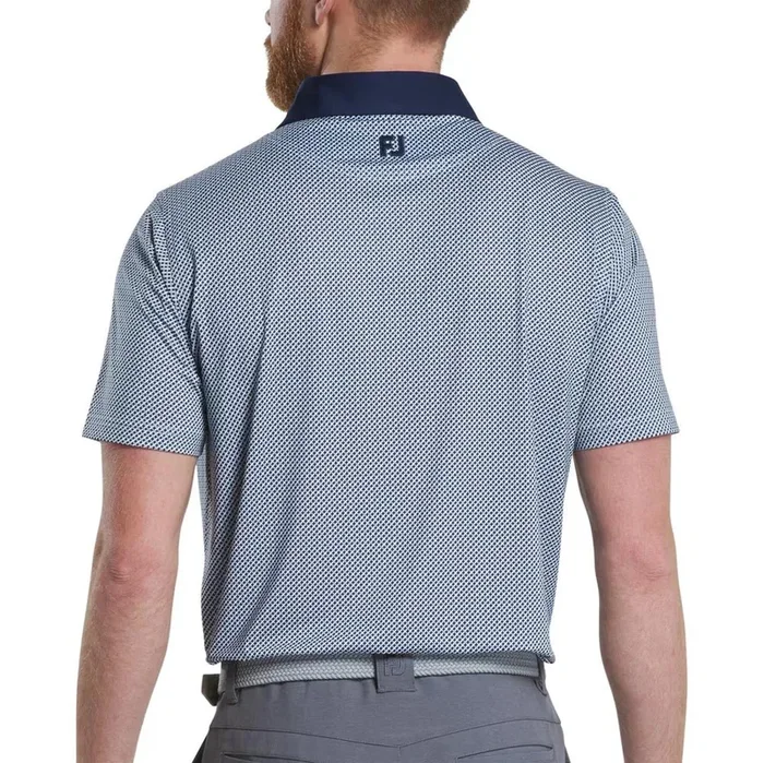FootJoy Lattice Print Golf Polo