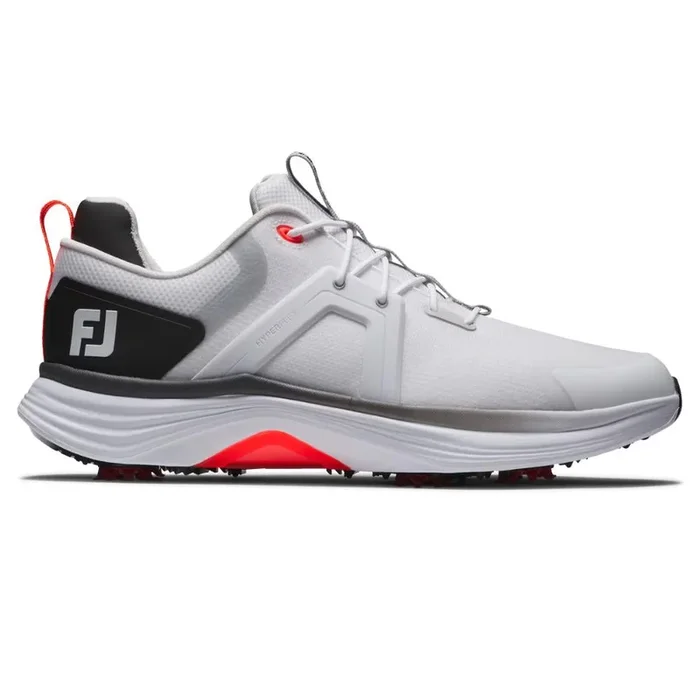 FootJoy Men’s Hyperflex Golf Shoes – White/Grey/Red 55469