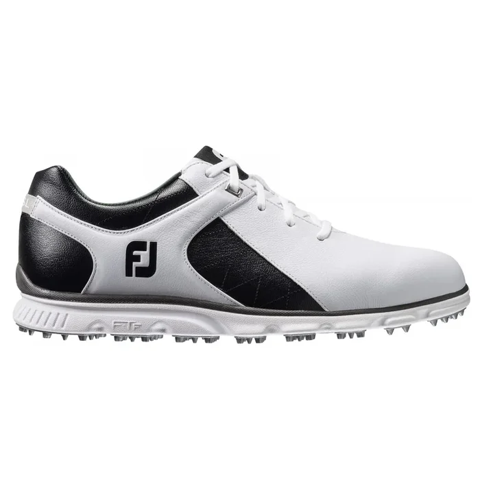 FootJoy Pro Spikeless White-Black Mens Golf Shoes – Cosmetic Blem