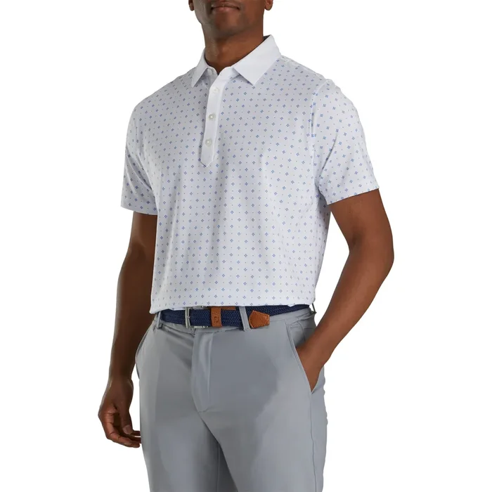 FootJoy ProDry Performance Lisle Deco Print Athletic Fit Polo