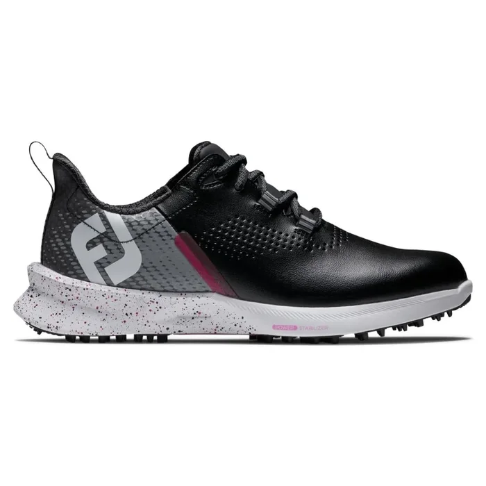 FootJoy Women’s Fuel Golf Shoe – Black/Pink Previous Season Style 90649