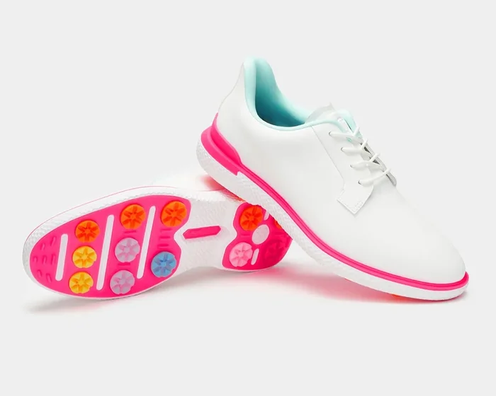 G/Fore Gallivant2r Kiltie Golf Shoe – Snow / Multi