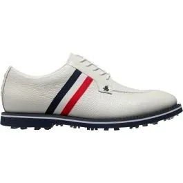 G/FORE Gallivanter Split Toe Grosgrain Leather Golf Shoes – Snow