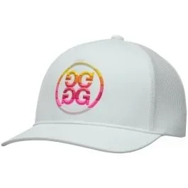G/FORE Womens Gradient Circle Gs Cotton Twill Trucker Golf Hat