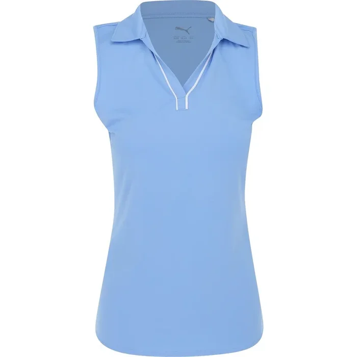 Girls’ CLOUDSPUN Piped Sleeveless Polo