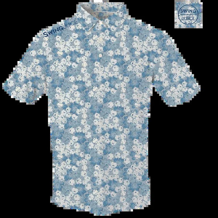 Golf Ballpark Floral Men’s Polo
