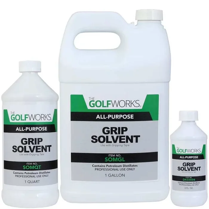 Golf Club Grip Solvent- 8oz, Quart