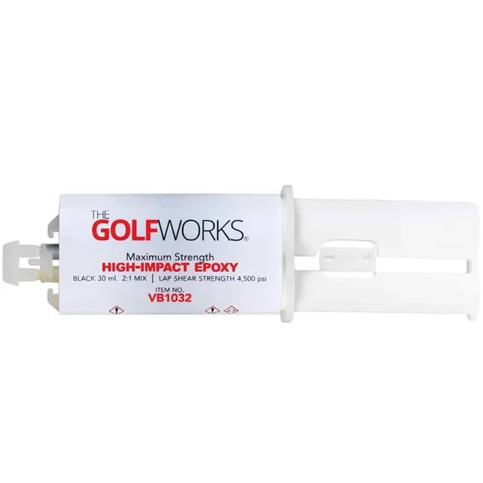 Golf Club Maximum Strength High Impact Epoxy 30ml Cartridge Plunger