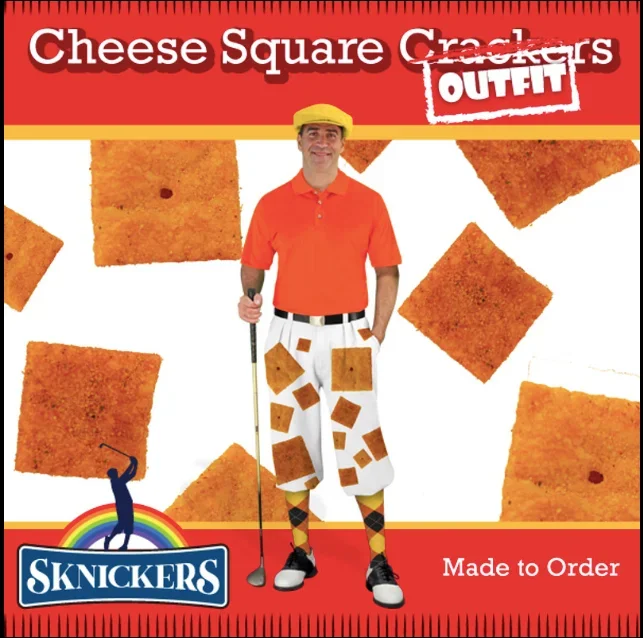 Golf Knickers: Mens Sknickers Knickers Outfit – Cheese Squares