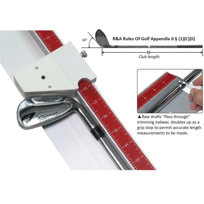 Golf Mechanix 3 in 1 Bench Mount Ruler