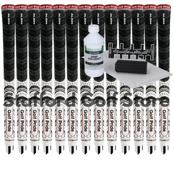 Golf Pride MCC ALIGN Golf Grip Standard or Midsize (13pcs) + Golf Regripping Kits