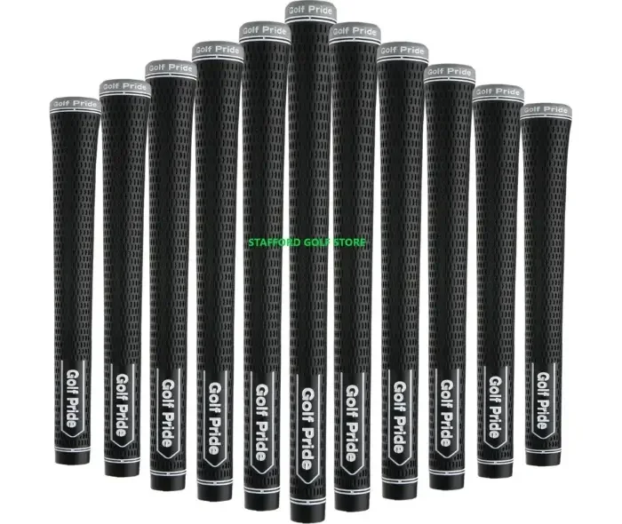 Golf Pride Tour Tac Grips Standard or Midsize – Gray/Black Core .600″ Round New