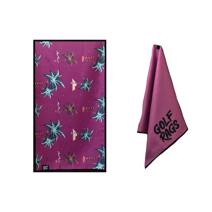 Golf Rags Premium 20″ x 40″ Palms Golf Towel