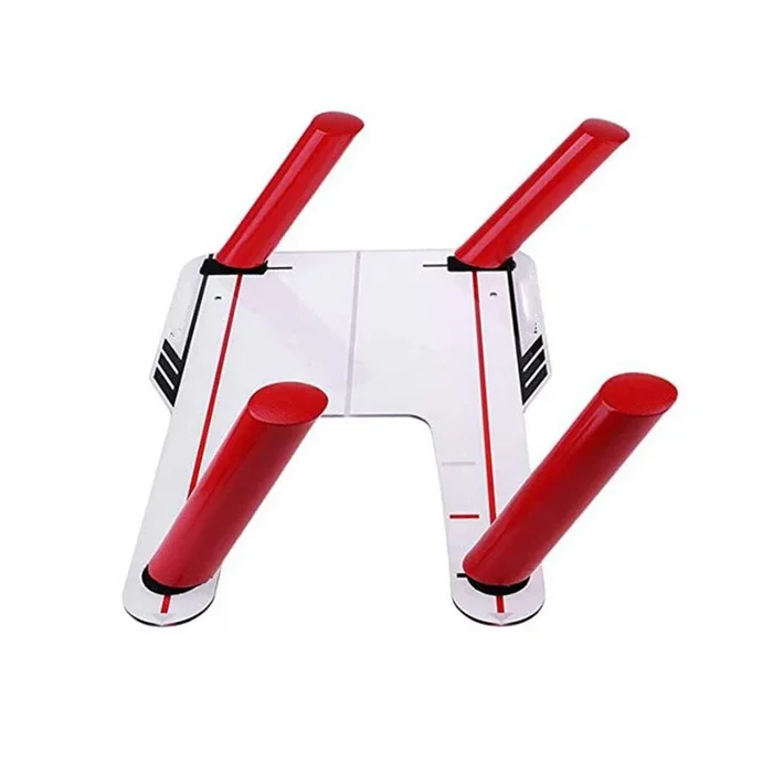Golf Slice and Hook Corrector | with 4 Angled Rods | Swing Trainer
