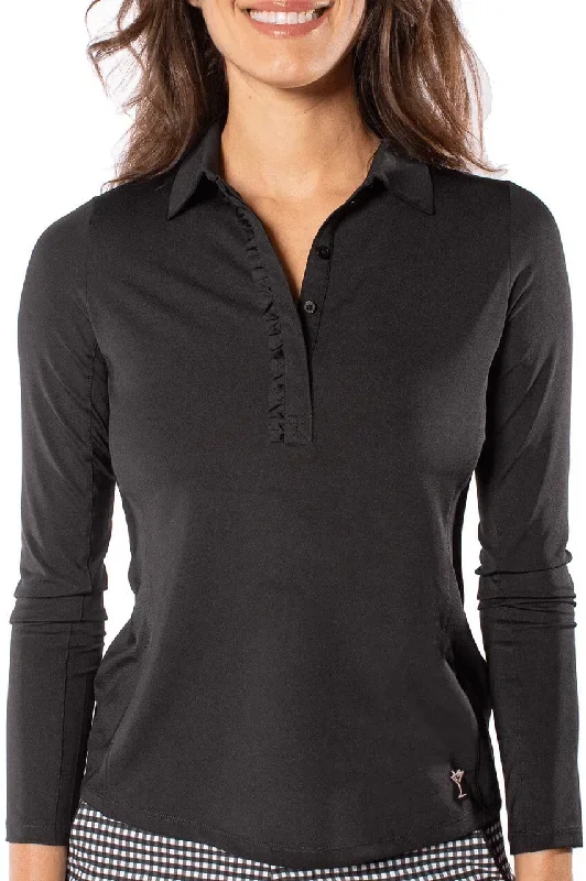 Golftini: Women’s Long Sleeve Ruffle Polo