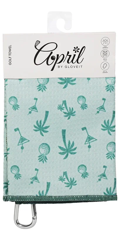 Green April Golf Towel