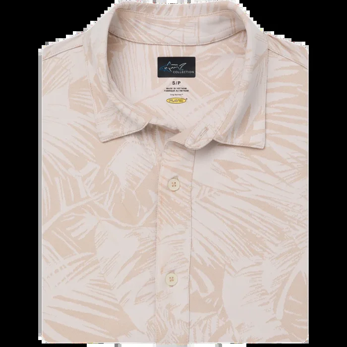 Greg Norman Hamptom Knit Full-Button Men’s Polo