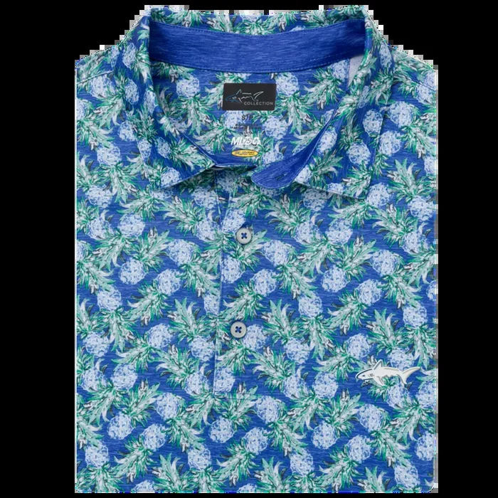 Greg Norman ML75 Stretch Mesh Pina Men’s Polo
