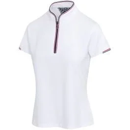 Greg Norman Womens Gibson Color Blocked Golf Polo