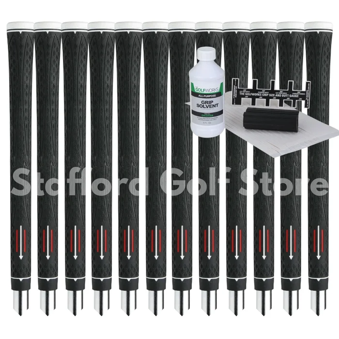 Grip One Max Feel Golf Grips (13pcs) + Golf Regripping Kits