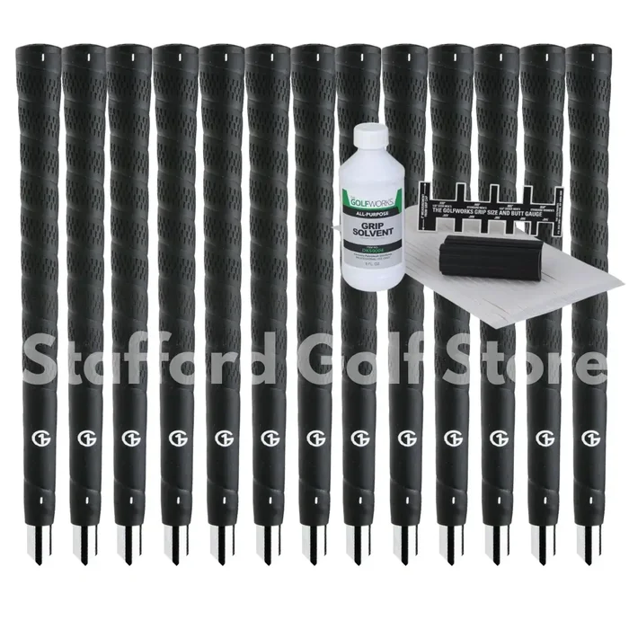 Grip One TPR Wrap Golf Grips (13pcs) + Golf Regripping Kits