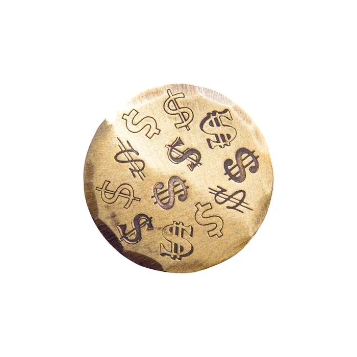 Hand Forged® $ Ball Mark – Bronze