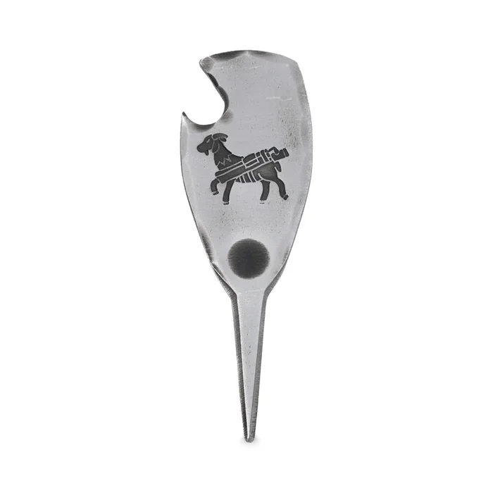 Hand Forged® Goat Bottle Opener Single Prong Pitch Tool – Steel
