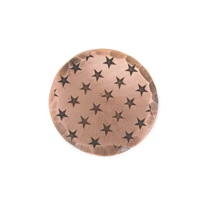 Hand Forged® Stars + Stripes Ball Mark – Copper