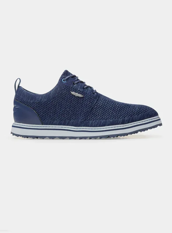 Harbour Knit Hybrid Shoe – New Indigo -Straight Down