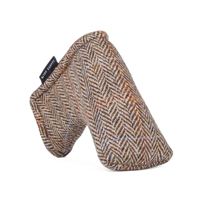 Harris Tweed Glen Plaid Putter Covers