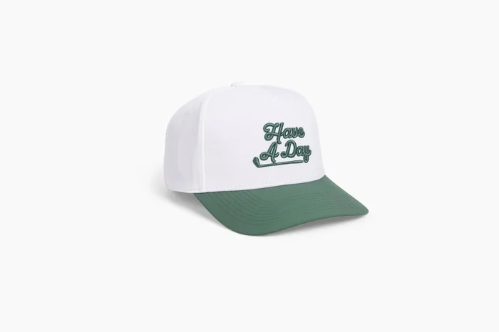 Have A Day Green Contrast Bill Hat