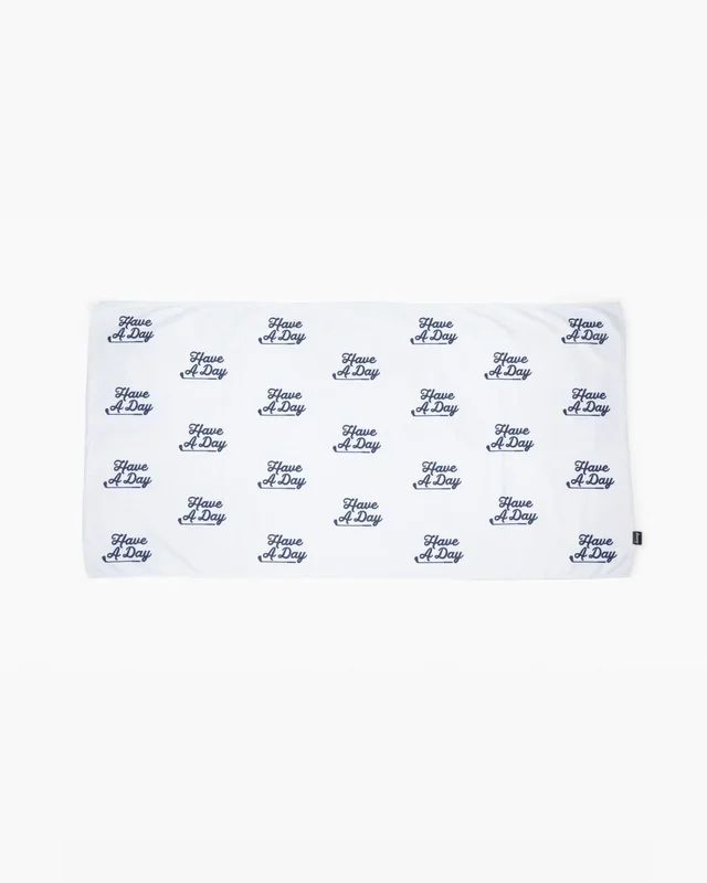 Have A Day Repeating Pattern Golf Towel