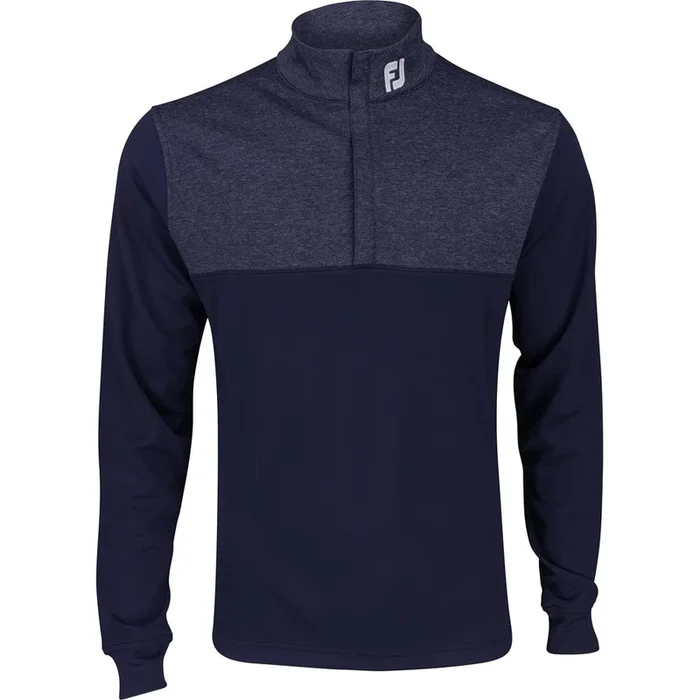 Heather Yoke 1/2 Zip Mid Layer