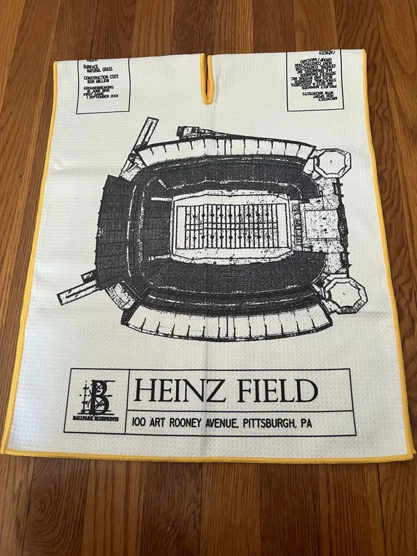 Heinz Field Stadium Golf Towel