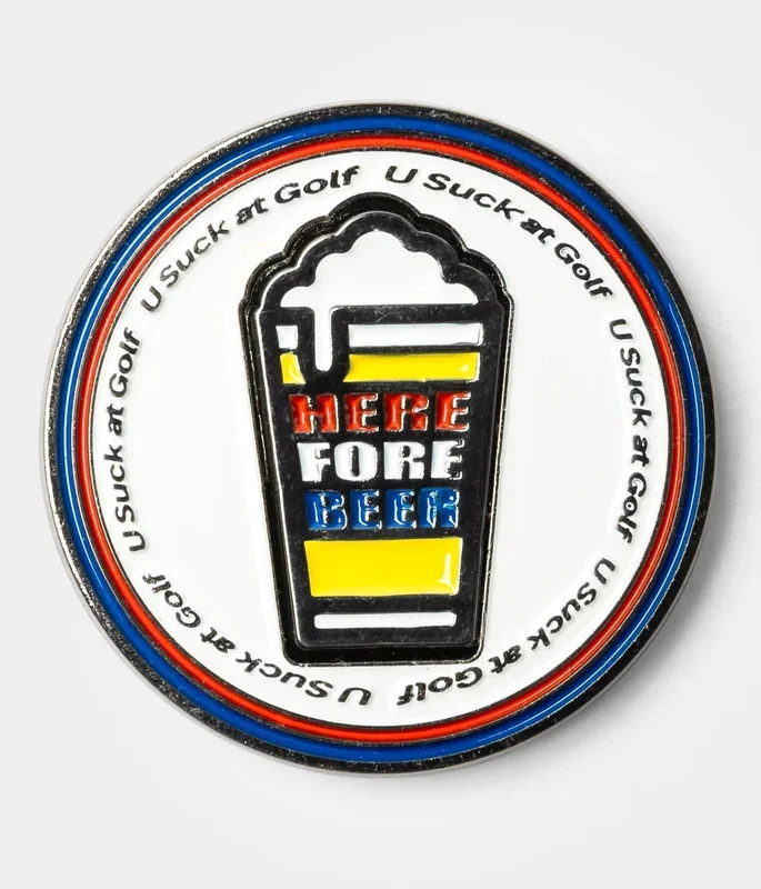 Here for Beer Ball Marker