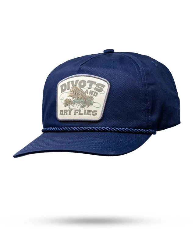 Heritage Rope Hat – Divots & Dry Flies – Navy