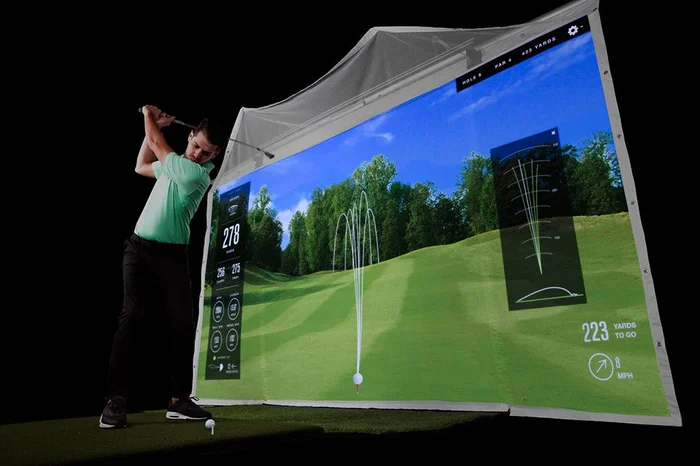 HomeCourse ProScreen 180 Retractable Golf Impact Screen (Canada Only)