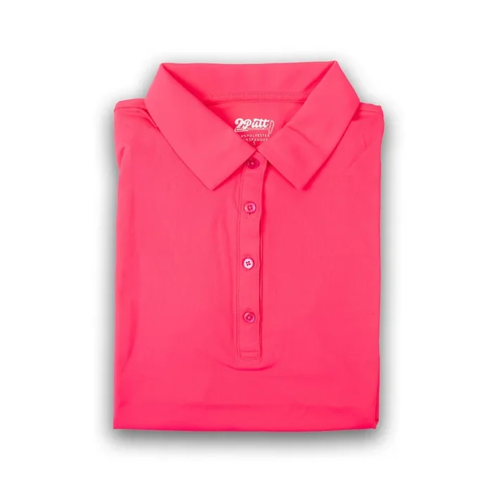 Hot Pink Women’s Polo (Sleeveless)