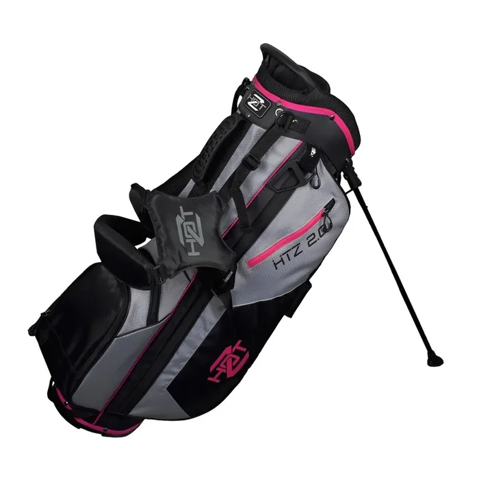 Hot Z 2.0 Ladies Golf Bag Stand Bag Black Grey Pink