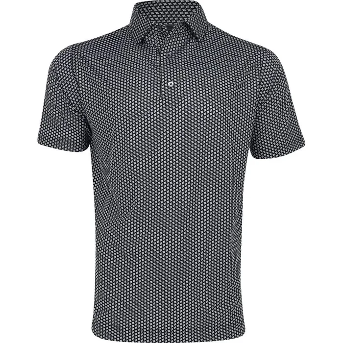 Houndstooth Geo Lisle Polo