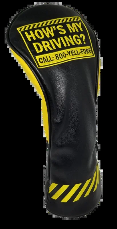 How’s My Driving Embroidered Driver Headcover by ReadyGOLF
