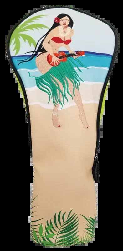 Hula Girl Embroidered Driver Headcover by ReadyGOLF