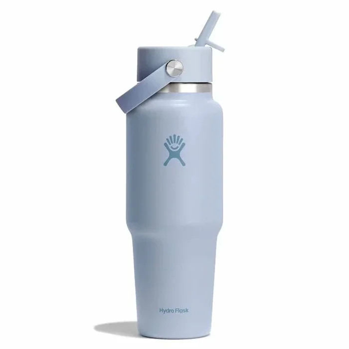 Hydro Flask Wide Mouth Travel Bottle w/Flex Straw Cap