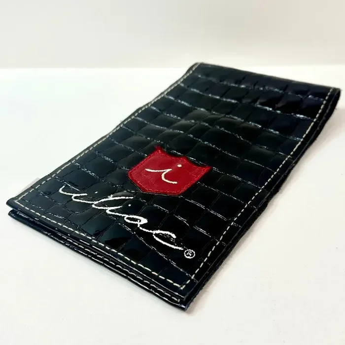 Iliac Golf Scorecard Holder – Black Patent Croc