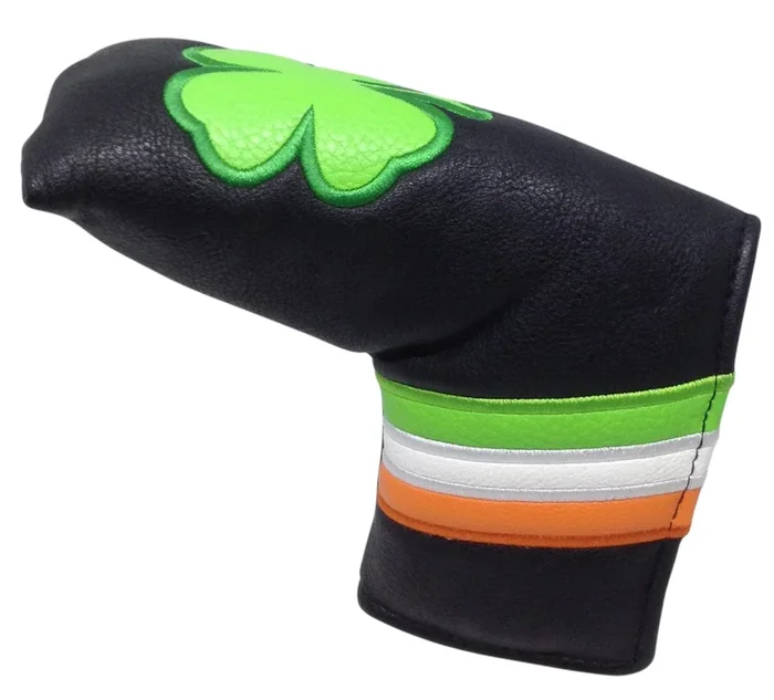 Irish Shamrock Embroidered Putter Cover by ReadyGOLF – Blade