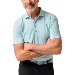 johnnie-O Junes Print Performance Mesh Golf Polo