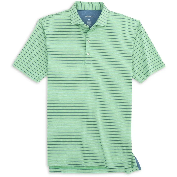 Johnnie-O Newton Striped Jersey Performance Polo