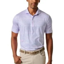 johnnie-O Warwick Striped Featherweight Performance Golf Polo