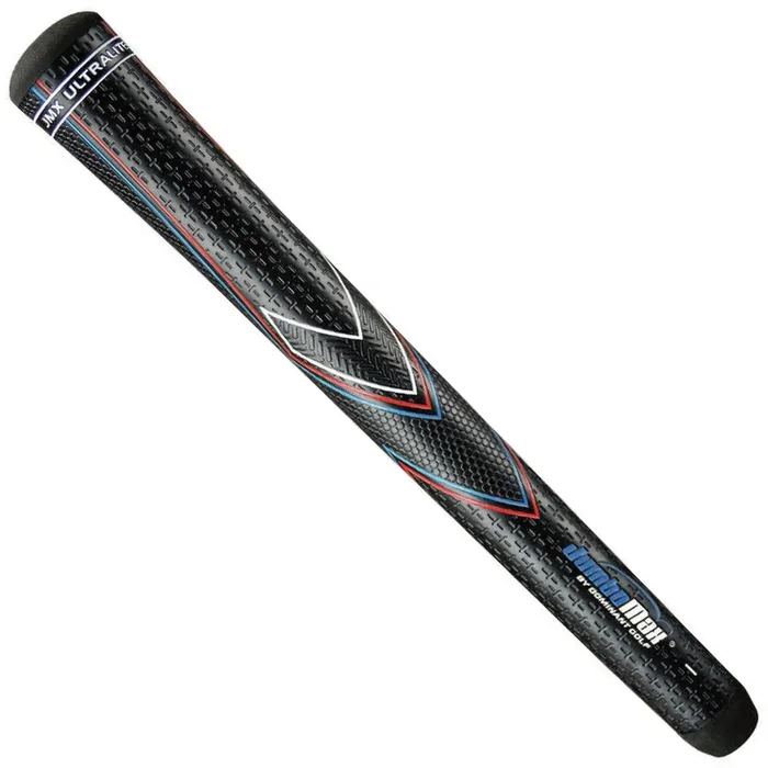 JUMBOMAX JMX ULTRALITE TAPERED BLACK SWING GRIPS – RED/WHITE/BLUE