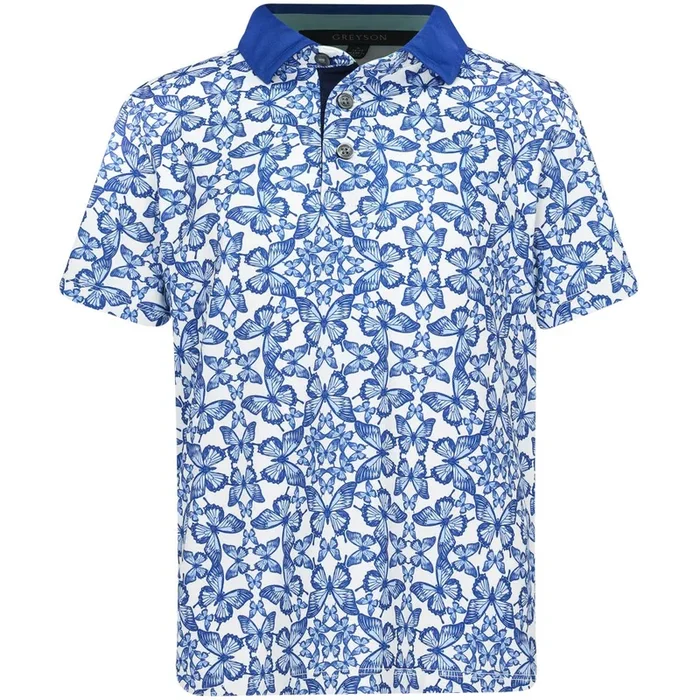 Juniors’ Blue Migration Polo